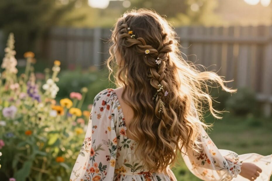 Fryzura boho